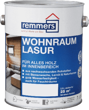 Wohnraum Lasur Remmers 0,75 L